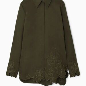 COS Oversized Embroidered Shirt